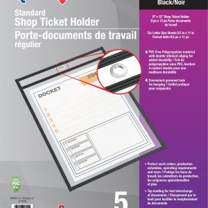 QuickFit® Standard Shop Ticket Holders