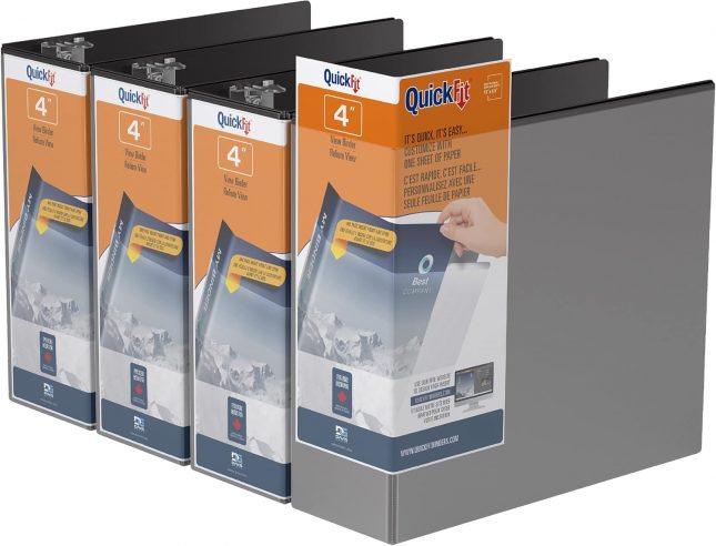 <p>QuickFit<sup>®</sup> View Binders</p>