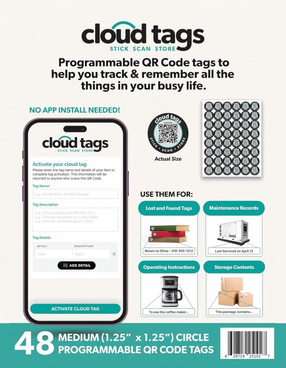 Cloud Tag Programmable QR Codes