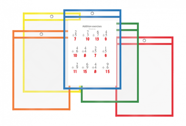 QuickFit®  Dry Erase Pockets